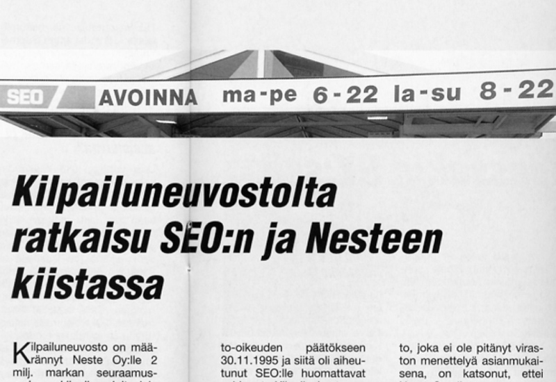 Tarina 15/40: SEO-tapaus kilpailuoikeuden oppikirjoihin - SEO